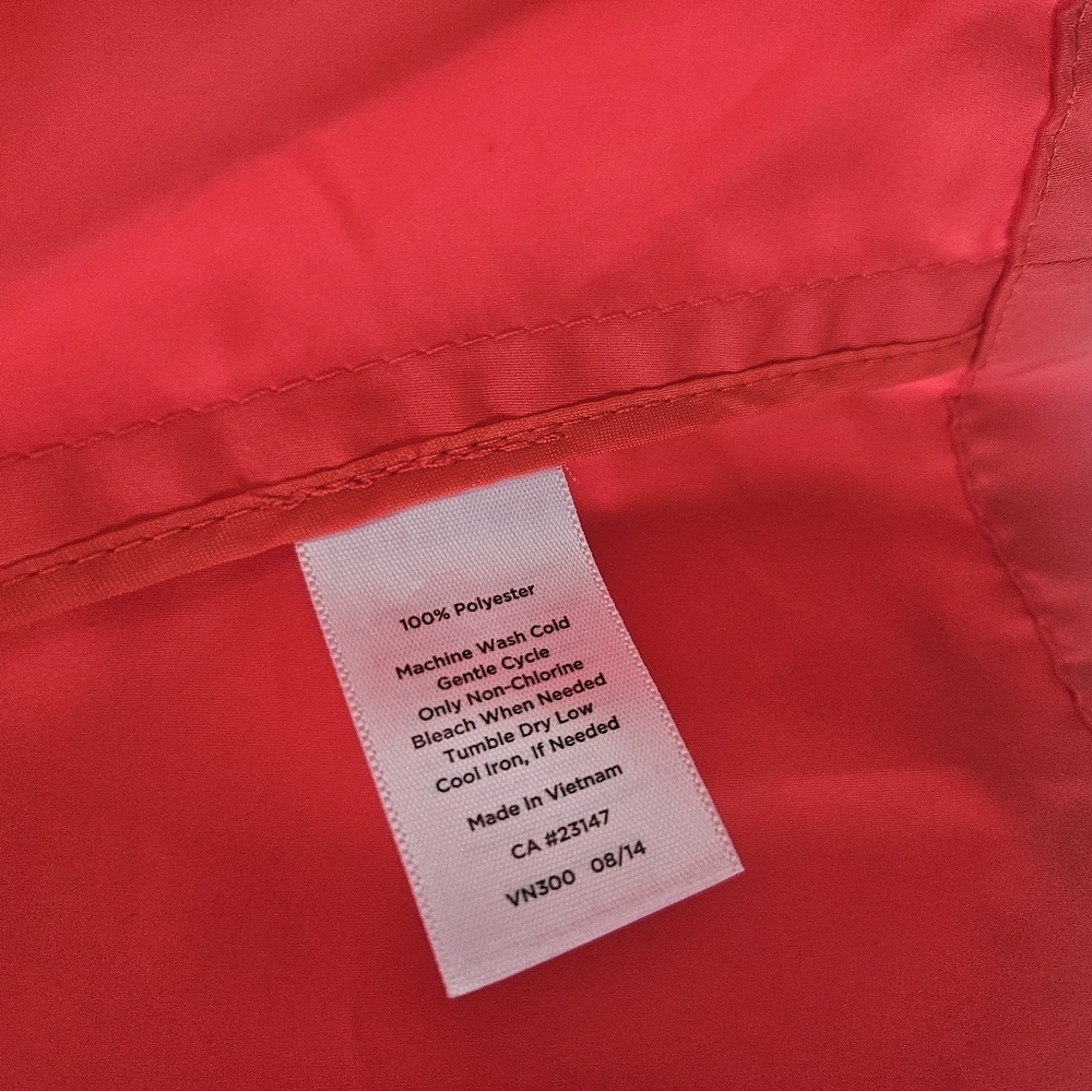 NWOT Talbots Petite Hooded Water Resistant Anorak Rain Jacket/Coat - Picture 12 of 16